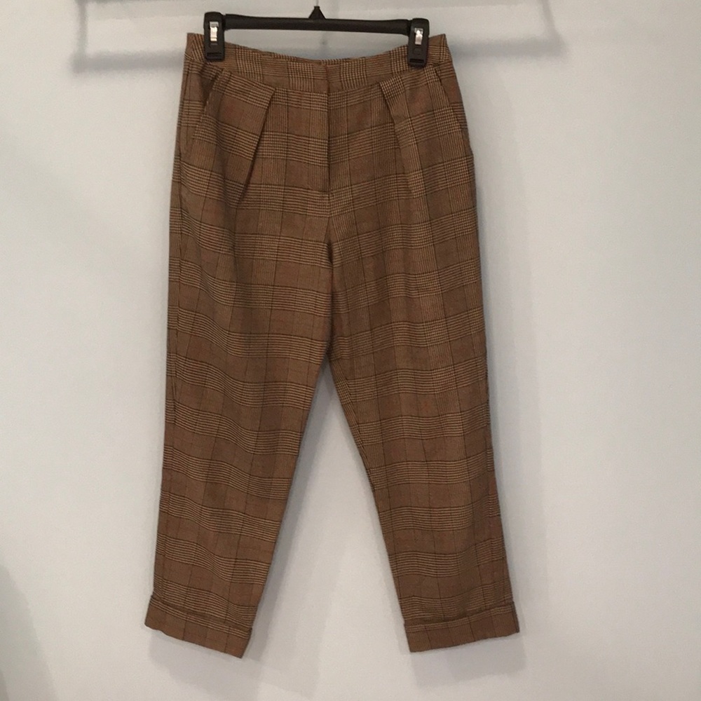 Tularosa Aimee Glenplaid cuffed pants S